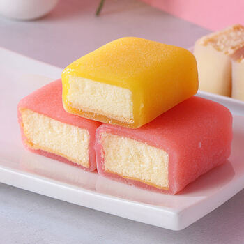 冰皮蛋糕早餐代餐面包批发手工糕点心零食茶点草莓味量少建议拍大份买