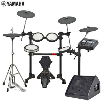 雅马哈（YAMAHA）DTX6K3X 家用专业电子鼓电鼓架子鼓便携爵士鼓成年人儿童通用电鼓五鼓四擦+配件音箱