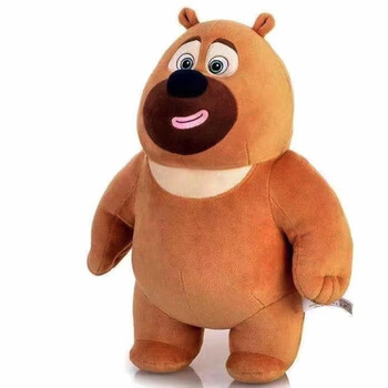 约巢熊出没公仔熊大熊二毛绒玩具儿童玩偶抱枕男女孩可爱娃娃生日礼物