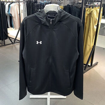 安德玛(under armour)ua外套男装运动服健身训练跑步透气休闲服连帽夹