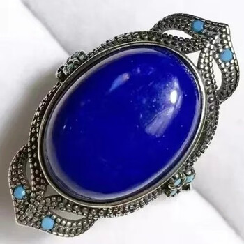 青金石戒指【图片 价格 品牌 报价】-京东