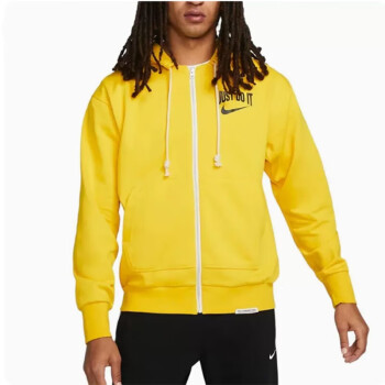 耐克（NIKE）夹克男装2025春季新款运动服防风休闲舒适梭织透气外套上衣 DV9449-735黄色 S