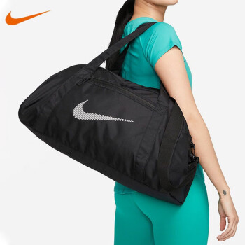 NIKE单肩包手拎包斜挎包篮球包训练健身包 运动旅行桶包手提包 DR6974-010黑色