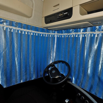 三一重卡英杰版货车驾驶室窗帘遮阳帘 陕汽德隆x3000 m3000f3000英雄