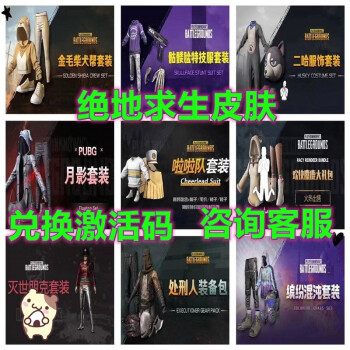 绝地求生steam皮肤套装cdk 兑换码pubg皮肤礼包2 图片价格品牌报价 京东