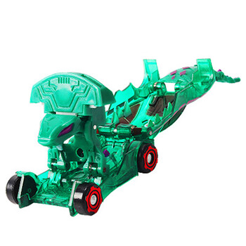 卡爆兽金刚系列弹跳车魔幻玩具对战车神玩具套装男孩机器人 狂狼毒牙