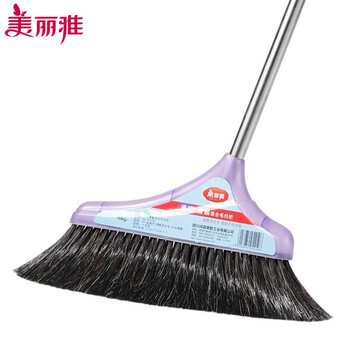 美丽雅扫把 美丽雅扫把单个软鬃毛扫地笤帚家用长柄加密不易掉毛扫把 行情报价价格评测 京东