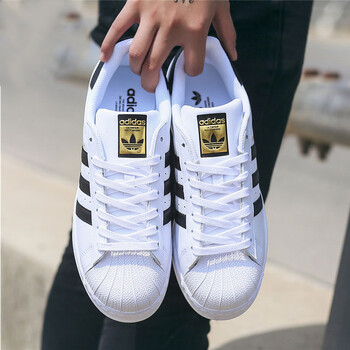 阿迪达斯adidas三叶草男鞋女鞋金标小白鞋情侣时尚运动鞋休闲板鞋