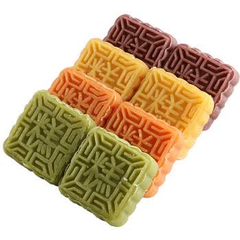 绿豆糕红豆板栗糕休闲零食早餐下午茶点散装冰豆糕点厂家一件 【板栗