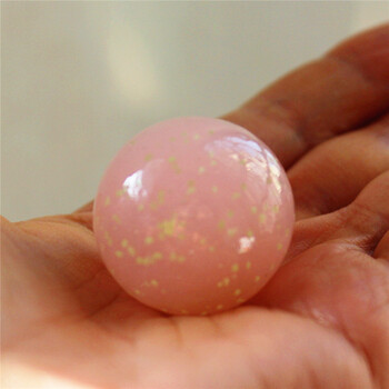 弹珠玩具3cm大夜光彩色玻璃球弹珠夜明珠波子溜溜儿童玩具发光珠工艺