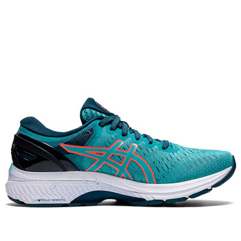 asics亚瑟士 gel-kayano 27代 女子透气缓震回弹跑步鞋马拉松跑鞋 湖