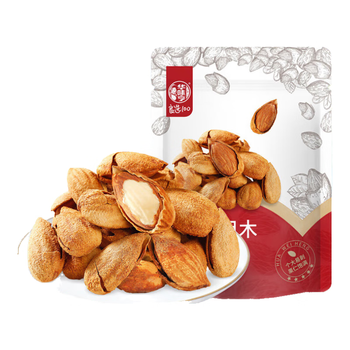 华味亨盐焗巴旦木250g/袋 每日坚果炒货带壳干果休闲零食 【盐焗】巴旦木250g袋装
