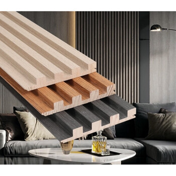 定制实木小长城格栅板背景墙客厅电视墙装饰板凹凸型生态木隔断护墙板