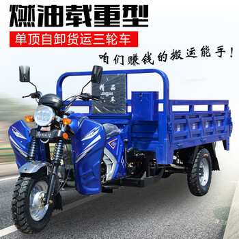 艾喜仕新款江苏宗申动力汽油三轮摩托车燃油货运家用三轮自卸翻 175