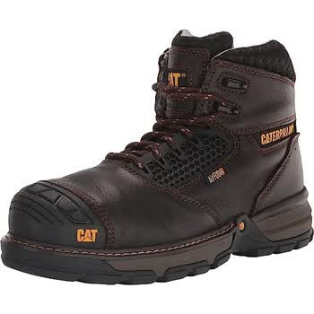 卡特catcat卡特户外休闲男鞋高帮超轻塑钢防砸防水工装鞋建筑靴p91197