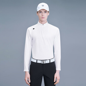 迪桑特descentegolf高尔夫pro系列男子长袖polo衫g233mptl96wt白色l