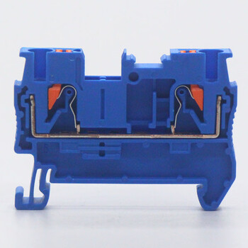 信立电讯st-2.5 pt-2.5 uk-2.5b 电压接线端子排式 pt25蓝色100只