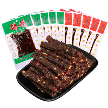 鸽鸽豆角干69g*10包辣条怀旧零食网红休闲儿时麻辣小吃江西特产 麻辣