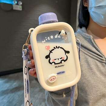驴小主水杯女生高颜值夏天可爱学生塑料杯子耐高温便携式大容量儿童