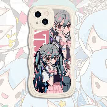 适用二次元初音未来动漫苹果12手机壳iphone13华为oppovivo软壳11