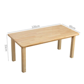 定制幼儿园实木桌椅学前班宝宝木质学生儿童桌子写字桌椅板凳套装