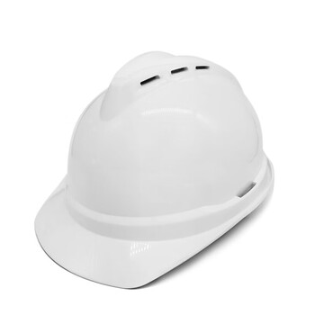 库铂h2安全帽abs新国标建筑工程施工工人头盔 防砸透气抗冲击 白色