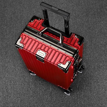 红谷hongu红谷黛鸥黄色行李箱20寸登机女小型轻便拉杆ins网红新款密码