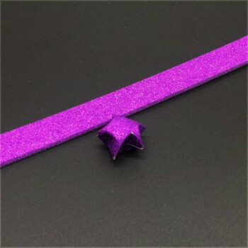 手工材料许愿彩纸折星星的纸1骏荣紫色款140张一套体验装到手一包