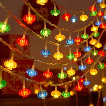 【小灯笼 彩色】30米300灯 插电款