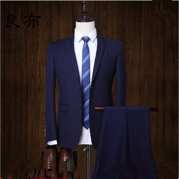 藏青色双扣上衣 裤子 衬衫(送领带) 180(xxl)