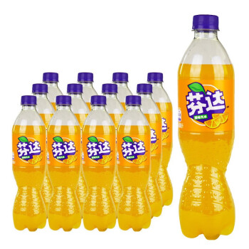 可口可乐芬达橙味碳酸饮料汽水500ml81224瓶果味汽水休闲夏日饮品芬达