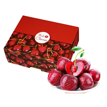美早樱桃山东美早大樱桃国产车厘子新鲜水果大樱桃礼盒装应当季水果jj