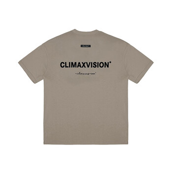 climax vision基础logo字母印花t恤短袖休闲宽松情侣高街tee潮牌 碳