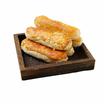 京隆牛舌饼北京传统糕点椒盐口味酥皮点心250g2包