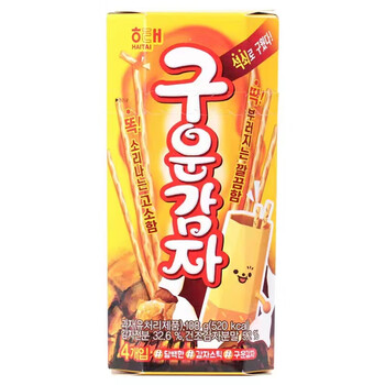 海太韩国进口薯条土豆条烤薯棒休闲零食饼干108g（内含独立4小包） 烤薯棒 108g