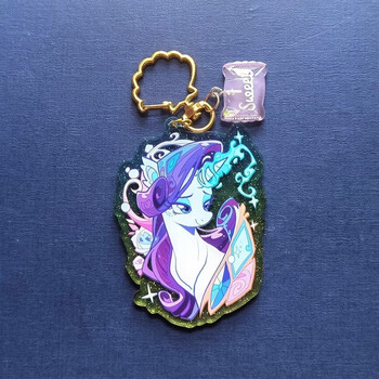 双钻【mlp】彩窗闪粉挂件果冻糖果全员m6彩虹小马宝莉原创同人周边 rr