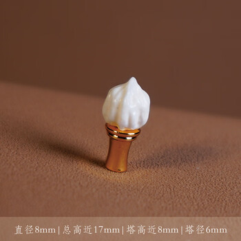 橙画鹿角百香籽菩提子文玩三通配饰108手串男女藏式佛头手捻配珠冷门