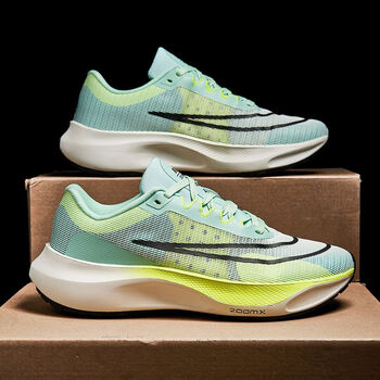 nike月子鞋动鞋体育生fly飞马气垫登月马拉松破破二步鞋 月色 44