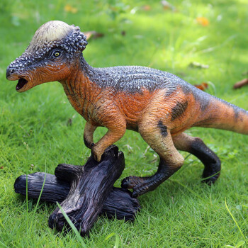 大号软胶恐龙玩具男孩3-6岁仿真动物侏罗纪恐龙模型 男孩女孩儿童节日礼物 大号软胶肿头龙(约0.35kg，45cm)