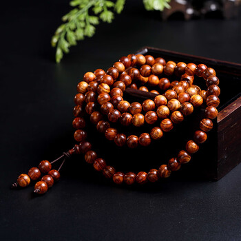 月印百川黄花梨木手串 月印百川老料黄花梨木手串男女款文玩佛珠108颗手链约8mm 行情报价价格评测 京东