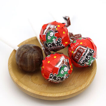 棒棒糖水果多口味草莓散装500g约40支儿童休闲批零食发糖果棒棒糖可乐