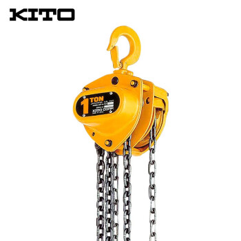 KITO 手拉葫芦 环链吊装起重工具 倒链手动葫芦 CB010 1T5M 200284