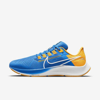 耐克nike跑步鞋男式airzoompegasus38气垫跑鞋飞马38运动鞋italyblue