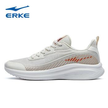 鸿星尔克男鞋跑步鞋轻便慢跑鞋男士简约休闲运动鞋 51122103124 橡芽