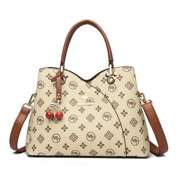 北狐包包女真皮新款中老年女包头层牛皮大容量妈妈单肩斜挎包女士手提