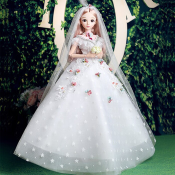 娃娃洋女孩艾爱莎公主女生套装玩具生日礼物布80cm黛茜公主无音乐版