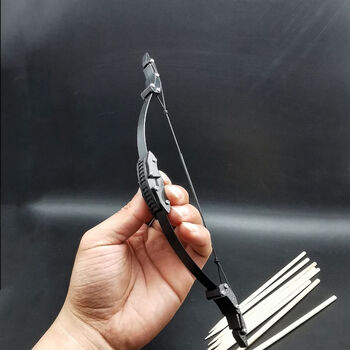 微型反曲弓袖珍弓竞技射箭儿童传统弓小型弓射击运动迷你口袋成人弓箭