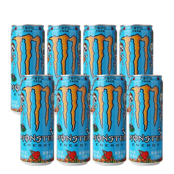 可口可乐(coca-cola) 魔爪能量风味 芒果口味饮料330ml*8罐24罐整箱
