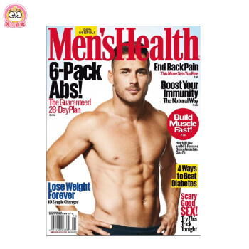 订阅 MEN'S HEALTH 美国英文原版 男士健康杂志 年订10期