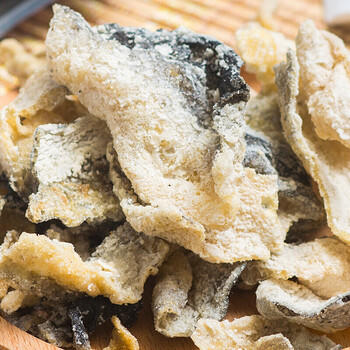 宜享健康炸鱼皮网红香脆鱼皮香脆即食鱼皮锅巴小零食炸鱼皮60 60g香脆